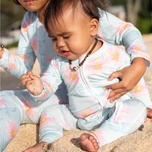 Floral Baby Bamboo Romper